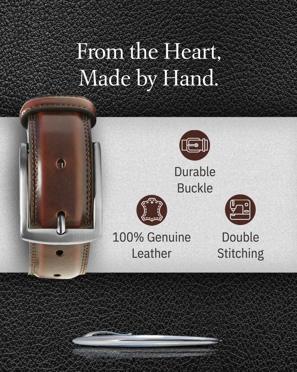 Genuine Leather Belt - P's One-Stop Shop 