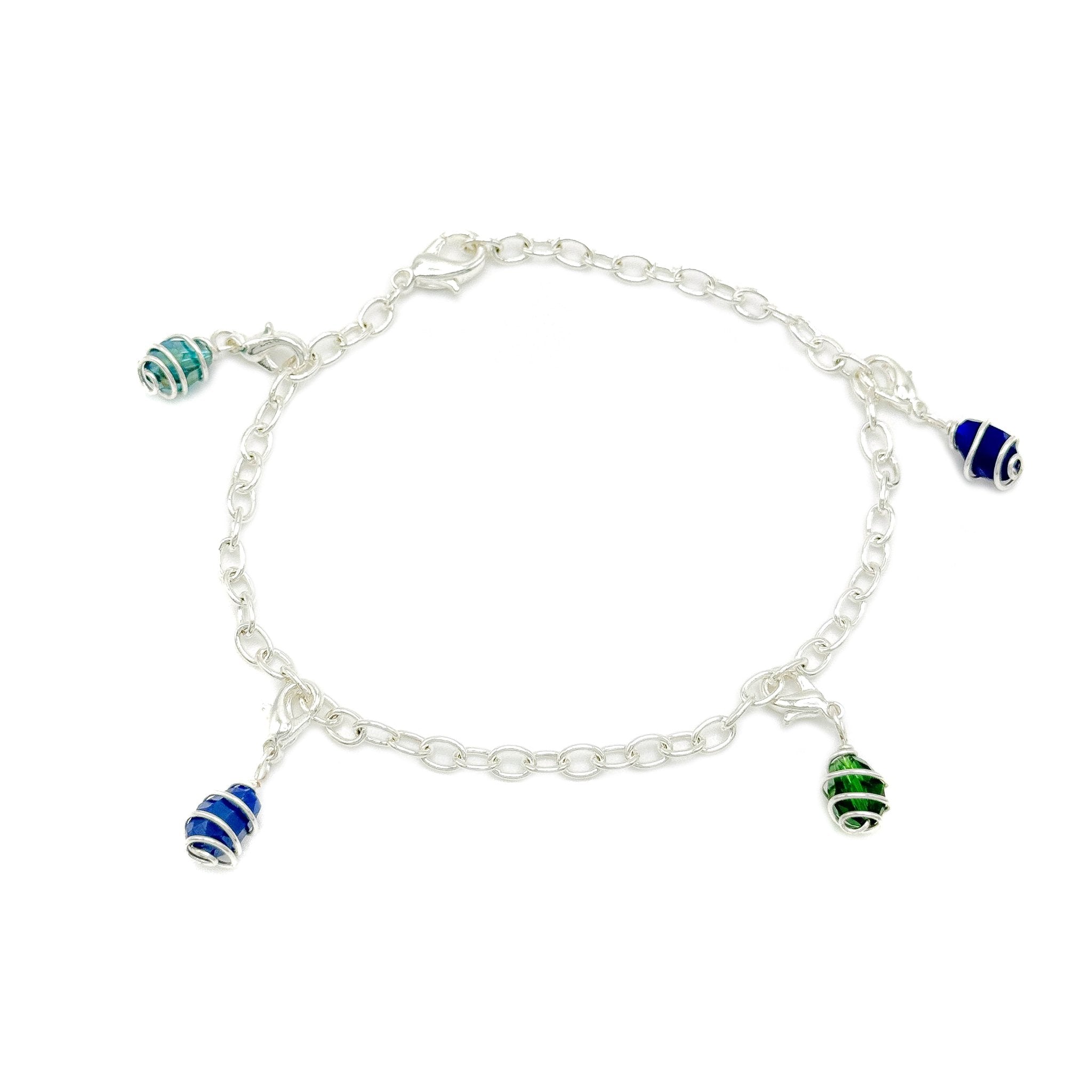 Gigi silver charm bracelet - P's One-Stop Shop 