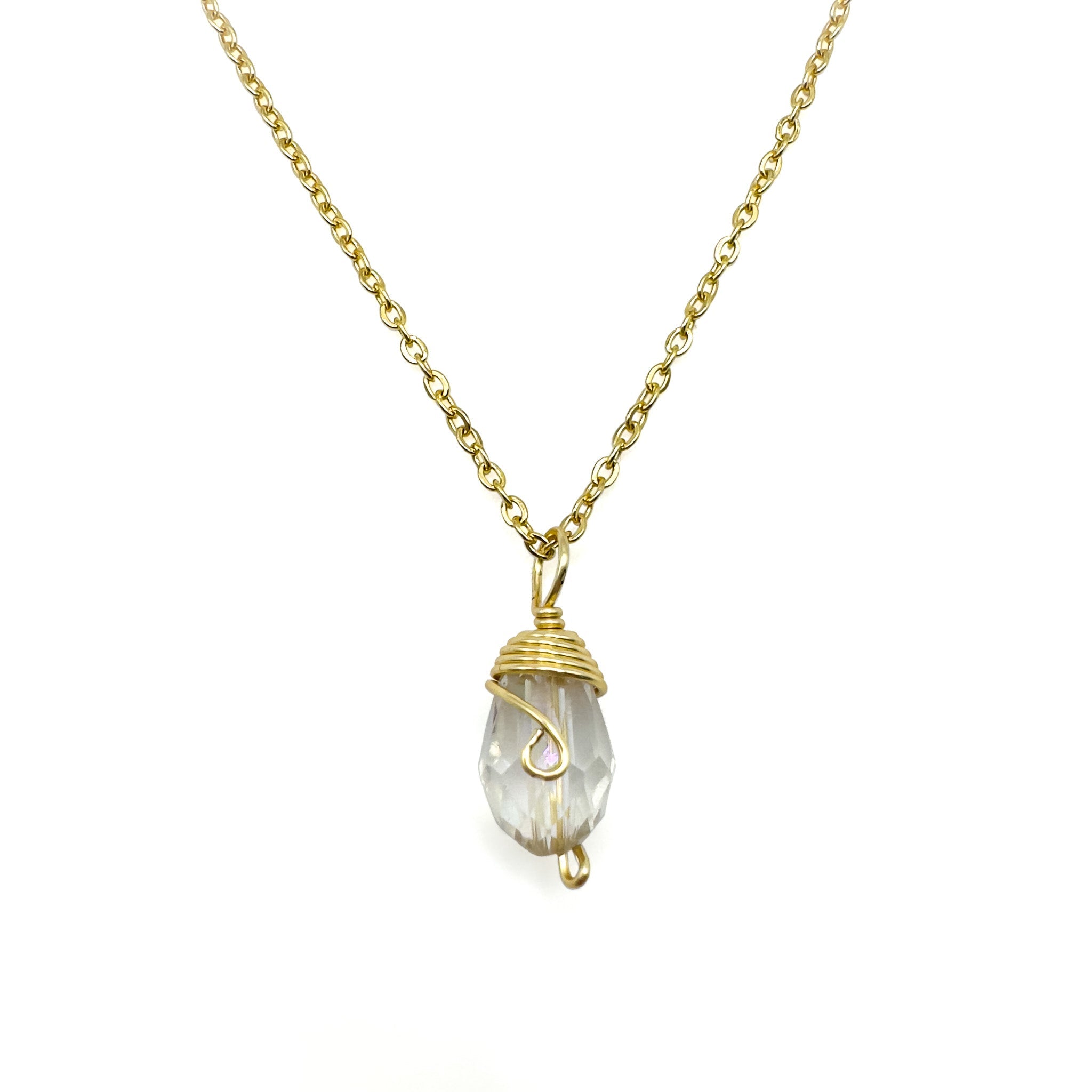 Gold Birthstone necklace - P's One-Stop Shop 