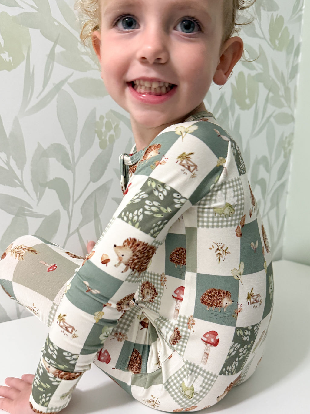 Harvest Hedgehogs Bamboo Zippy Pajamas - P's One-Stop Shop 