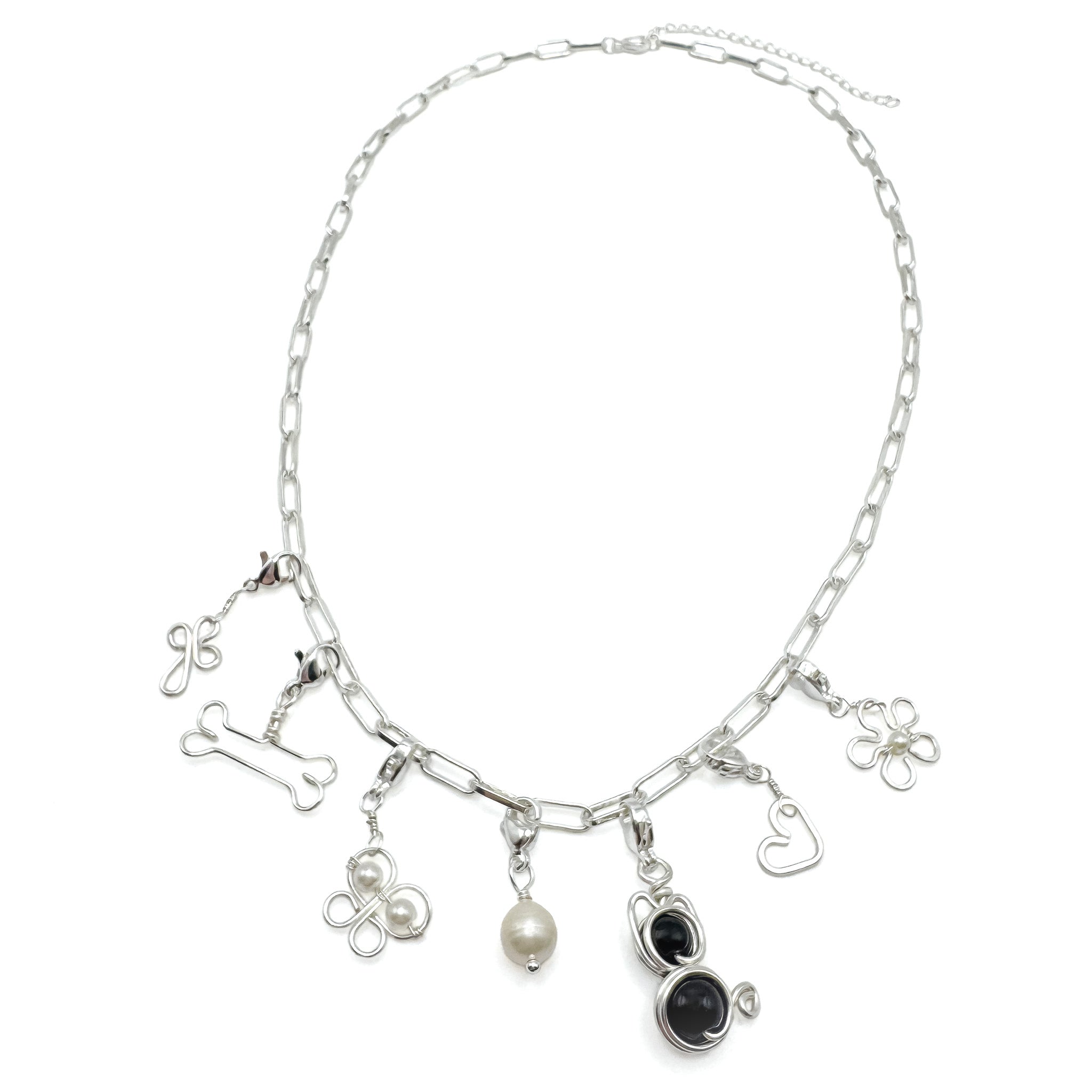 Heart silver charm - P's One-Stop Shop 