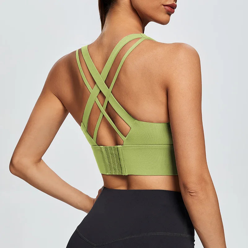 High Impact Women's Sports Bra with Back Closure - P's One-Stop Shop 