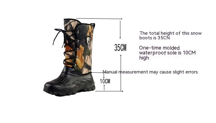 High Waterproof Thermal Men's Outdoor Fishing Boots - P's One-Stop Shop 