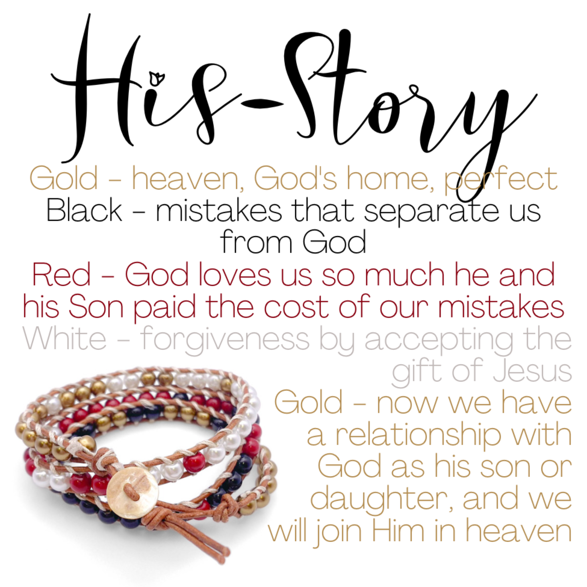 His-Story wrap bracelet - P's One-Stop Shop 