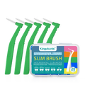 Interdental Brush 20-Pack - Soft Mini Brushes with Dust Cover for Orthodontic and Dental Cleaning - P's One-Stop Shop 