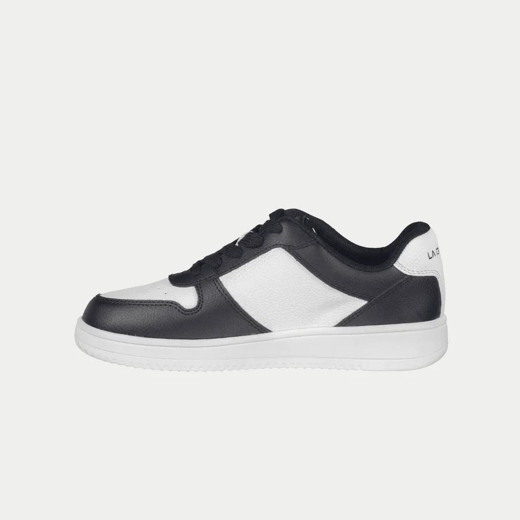 LA Gear Kids Edge Lowtop | Black x White Logo - P's One-Stop Shop 