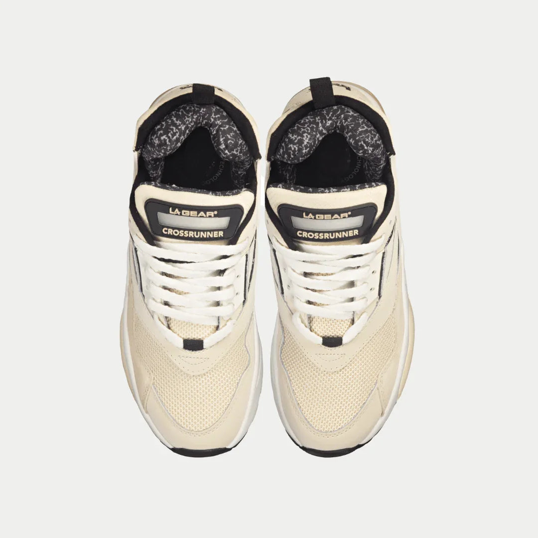 LA Gear Men's Turbo Light-Up Mid | Off-White x Black - P's One-Stop Shop 