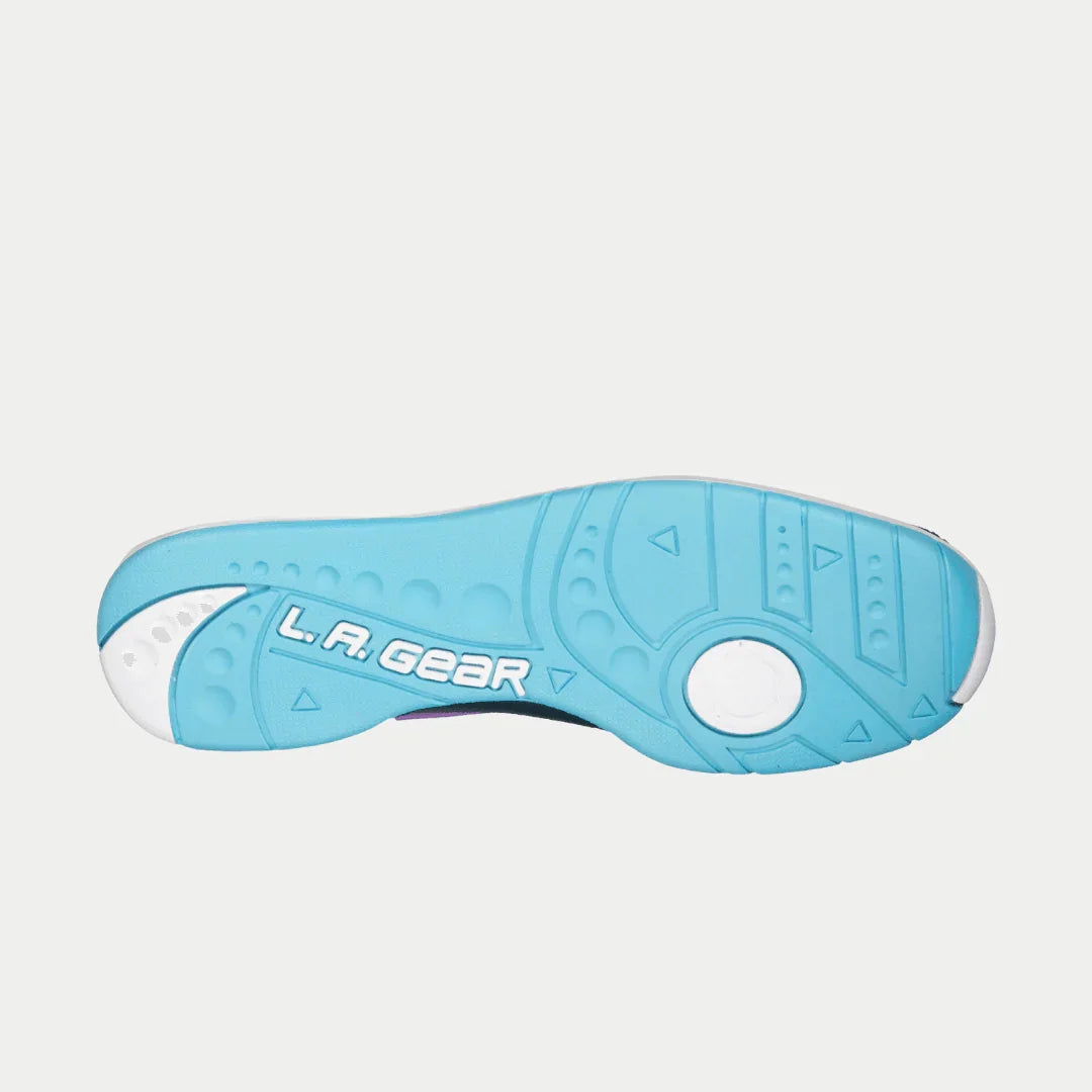 LA Gear Women's Flame Hightop | Black x Purple x Turquoise - P's One-Stop Shop 