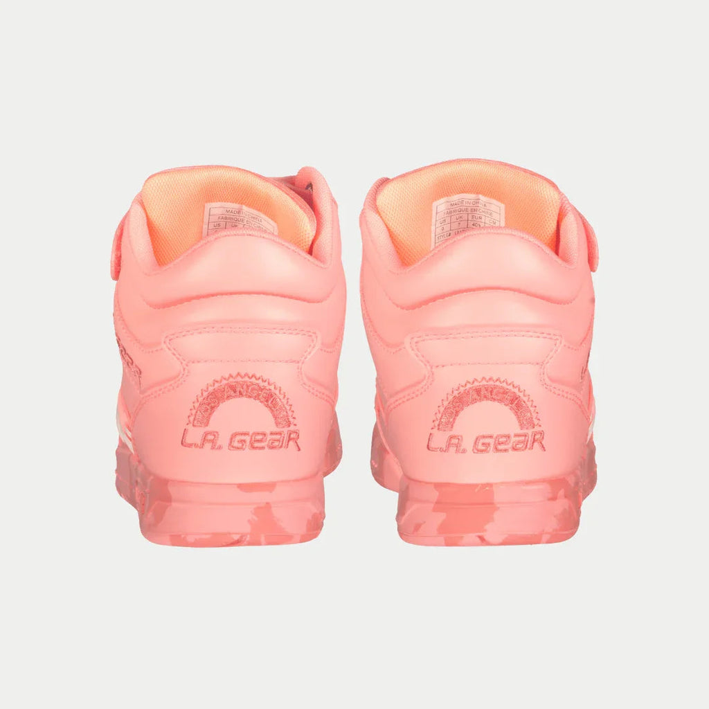 LA Gear Women's Flame Hightop | Neon Peach Glow - P's One-Stop Shop 