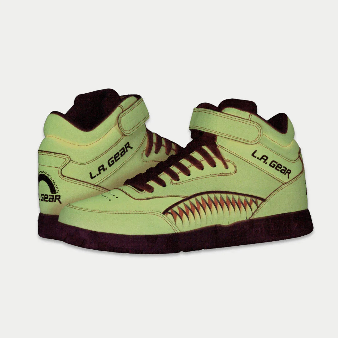 LA Gear Women's Flame Hightop | Neon Peach Glow - P's One-Stop Shop 