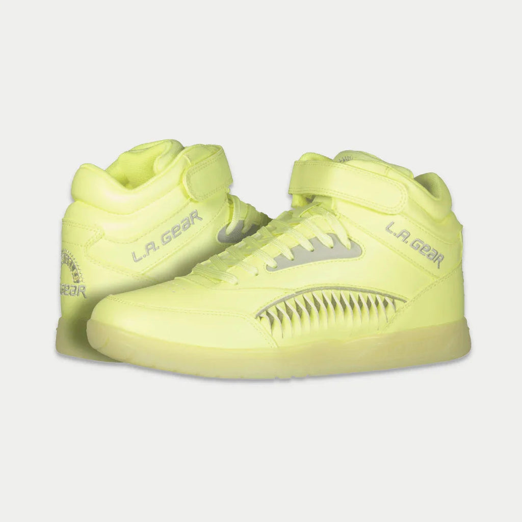 LA Gear Women’s Flame Hightop | Neon Yellow Glow - P's One-Stop Shop 