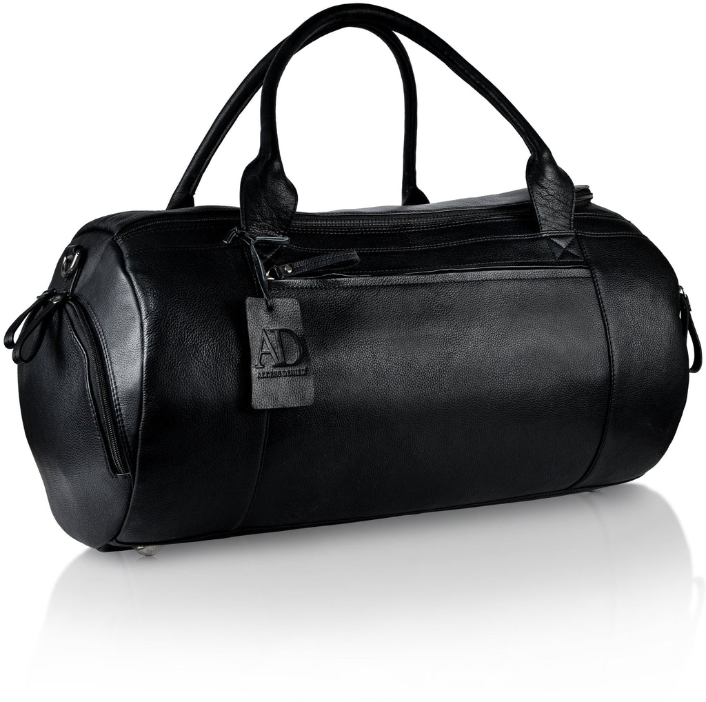 Leather Travel Duffel Bag - P's One-Stop Shop 