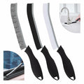 [Like New] KMOSENIA Crevice Cleaning Brush Set, Wire Brushes, Black/White, 3 pcs - P's One-Stop Shop 