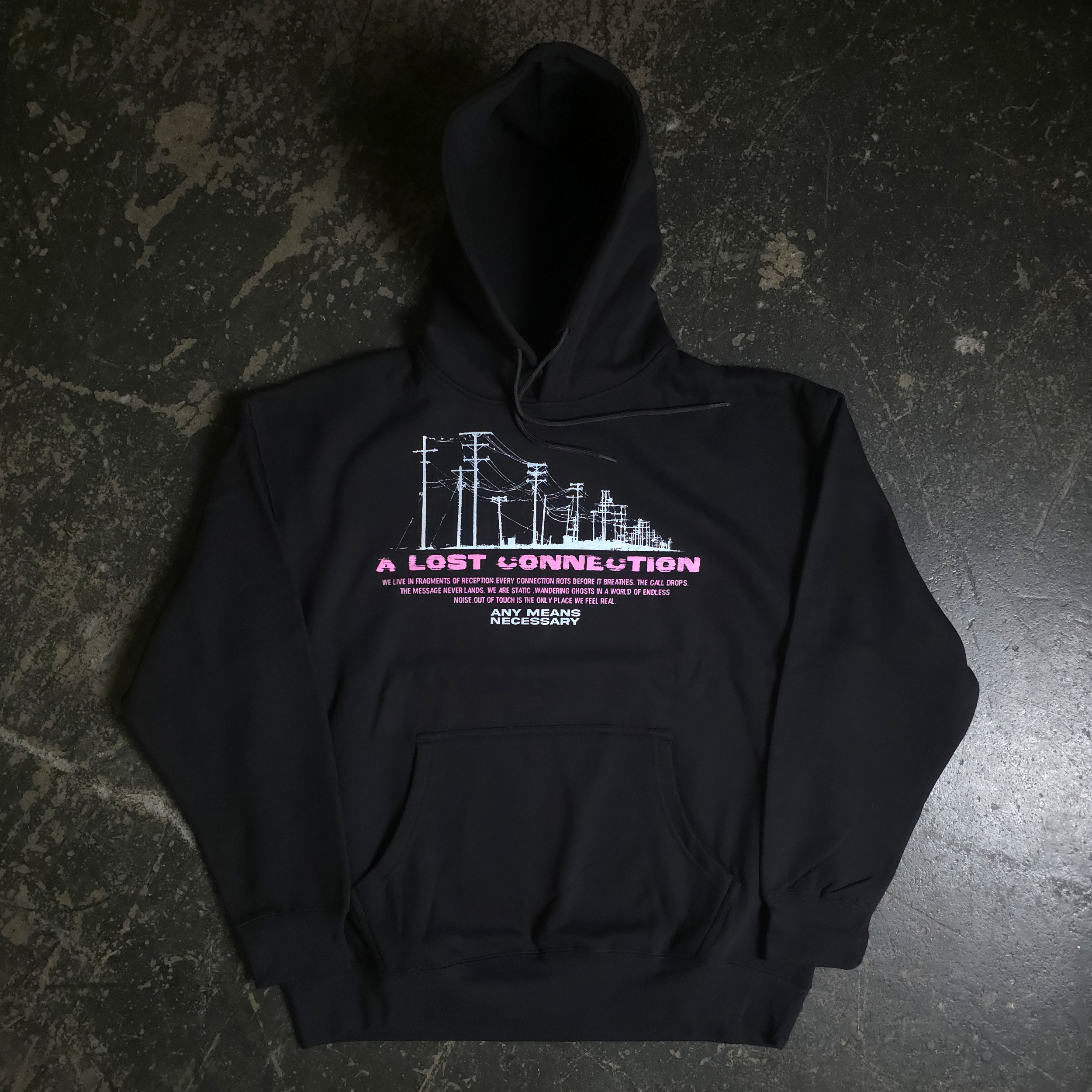 Lost Connection Pullover Hoodie - P's One-Stop Shop 