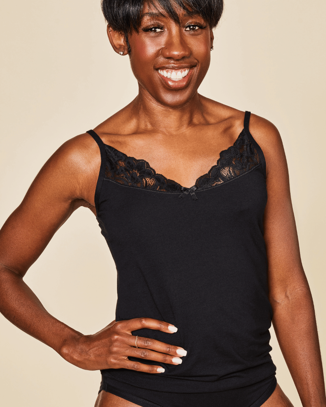 Luna Lace - Cotton Cami - P's One-Stop Shop 