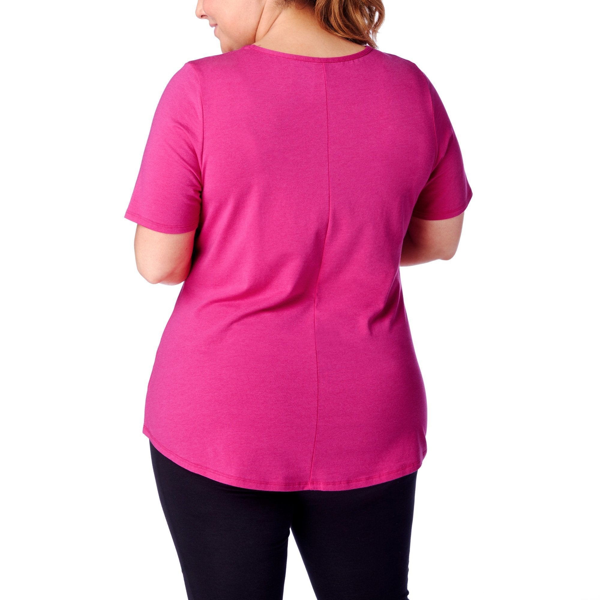 Magenta Tropic Nancy Tee - P's One-Stop Shop 