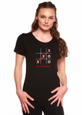 Maybe Tomorrow Women's Bamboo Sleeve Scoop Neck Graphic T-Shirt - P's One-Stop Shop 