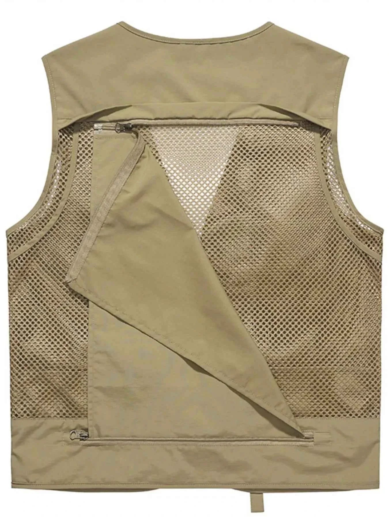 MegaFit Men's Quick-Dry Multi-Pocket Mesh Vest - P's One-Stop Shop 