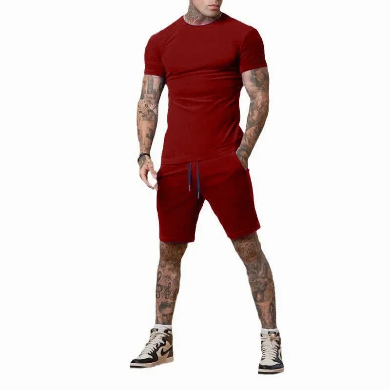 Men's Breathable Summer Sportswear Set - P's One-Stop Shop 