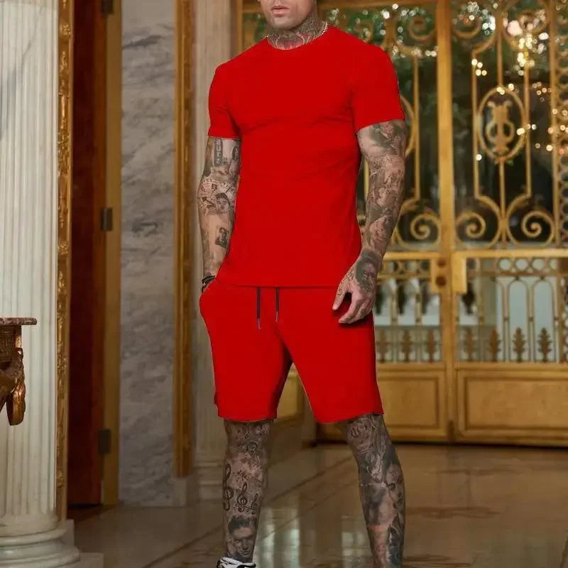 Men's Breathable Summer Sportswear Set - P's One-Stop Shop 