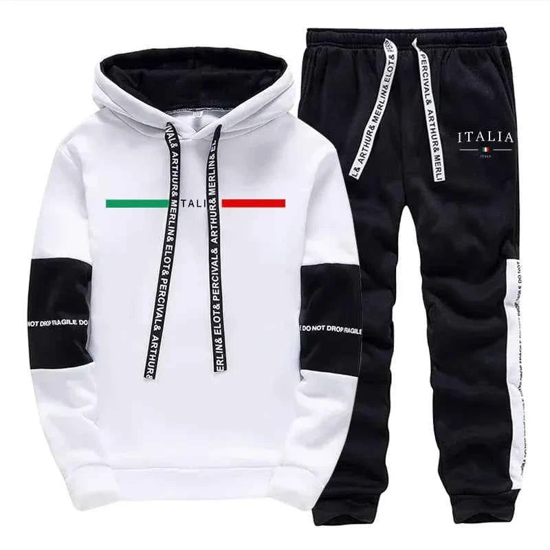 Men's Casual Print Tracksuit Hoodie 2026 - P's One-Stop Shop 