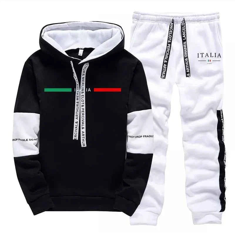 Men's Casual Print Tracksuit Hoodie 2026 - P's One-Stop Shop 