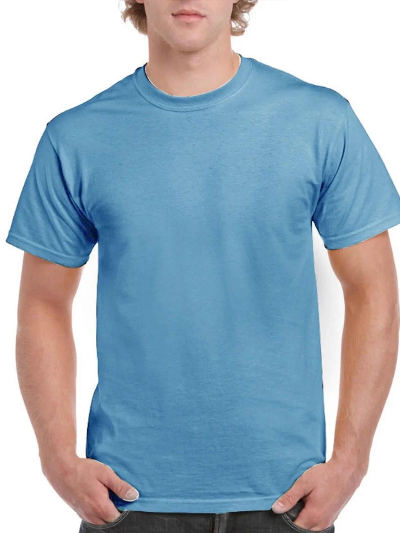Men‘s Classic Crew Neck Cotton T-Shirt - P's One-Stop Shop 