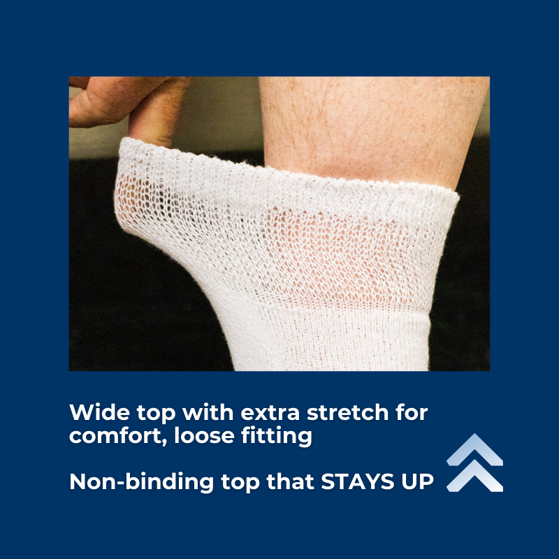 Men's Cotton Diabetic Ankle Socks (6 Pair) - P's One-Stop Shop 