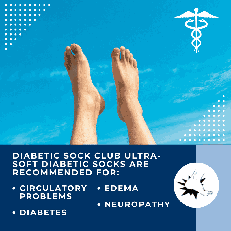 Men's Cotton Diabetic Ankle Socks (6 Pair) - P's One-Stop Shop 