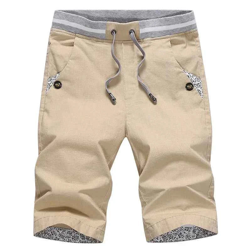 Men's Cotton Linen Casual Summer Shorts 4XL - P's One-Stop Shop 