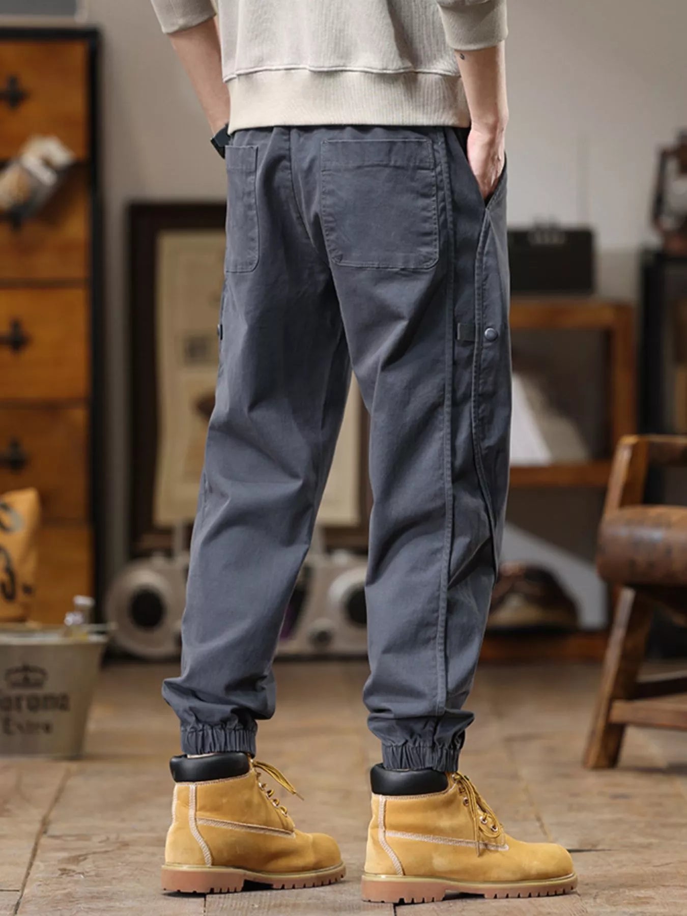 Men's Drawstring Jogger Plus Size - P's One-Stop Shop 