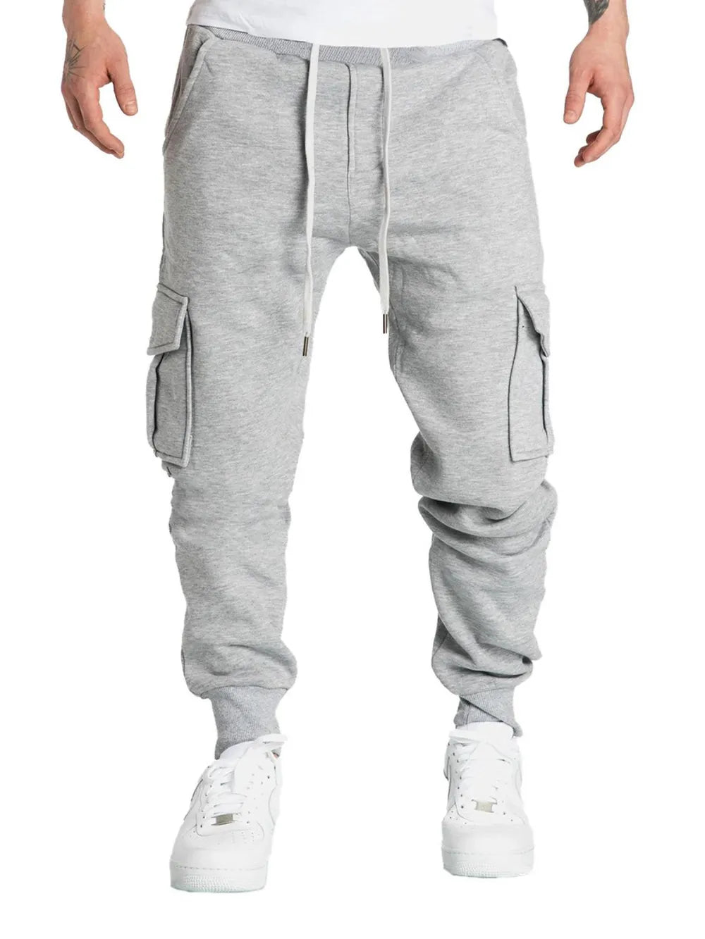 Men's Drawstring Pants with Pockets - P's One-Stop Shop 