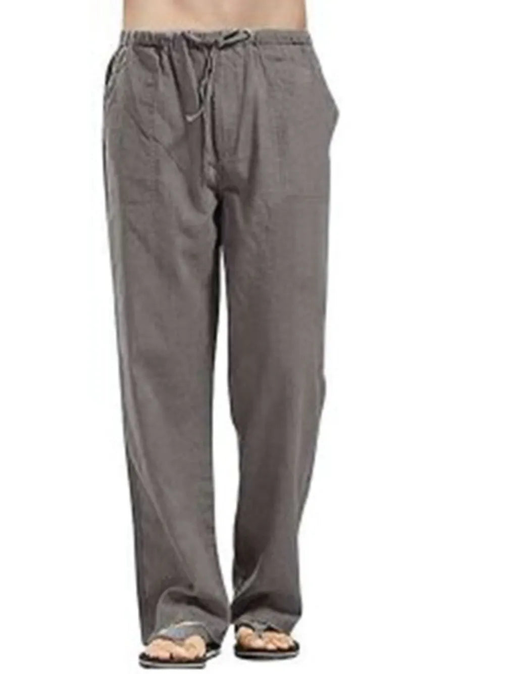 Men's Full Size Drawstring Pants with Pockets Plus Size - P's One-Stop Shop 