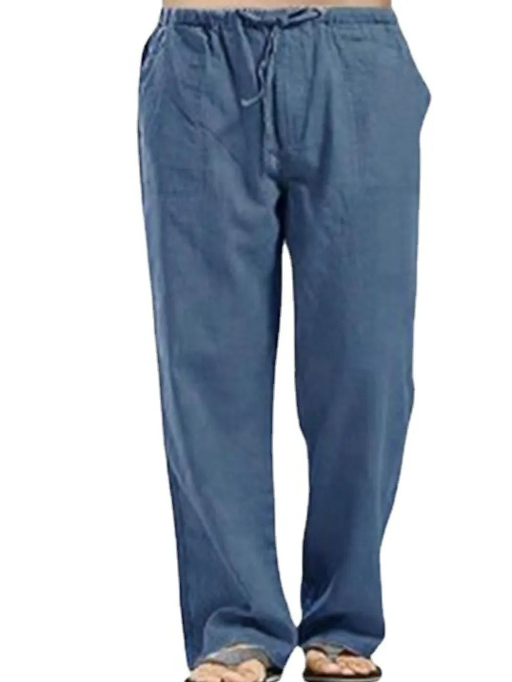 Men's Full Size Drawstring Pants with Pockets Plus Size - P's One-Stop Shop 