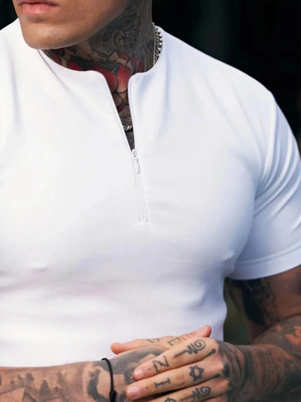 Men's Notched Short Sleeve Active T-Shirt - P's One-Stop Shop 