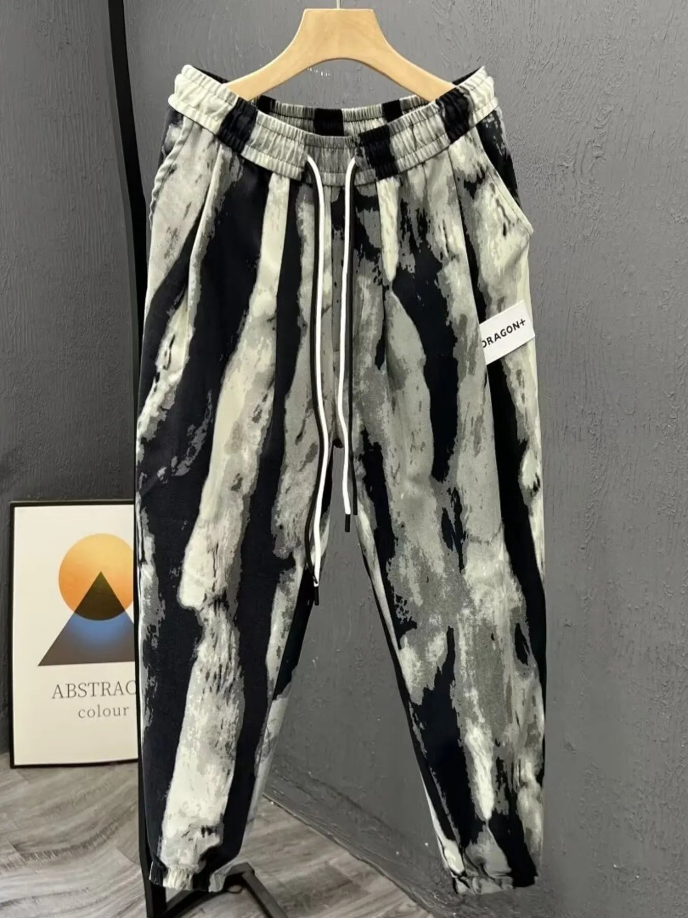 Men's Plus Size Drawstring Pocketed Joggers - P's One-Stop Shop 