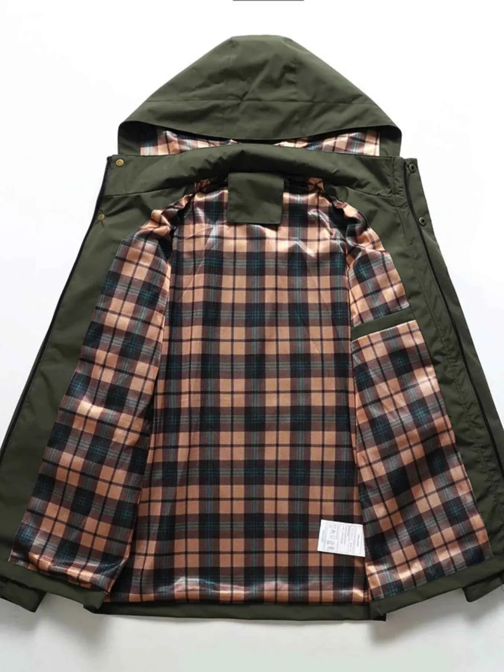 Men's Plus Size Hooded Outdoor Windproof Coat - P's One-Stop Shop 