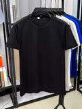 Men's Plus Size Round Neck Short Sleeve T-Shirt - P's One-Stop Shop 