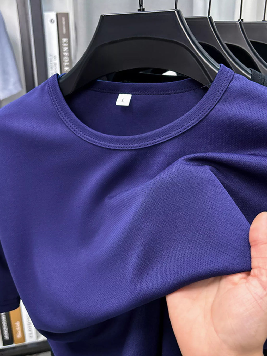 Men's Plus Size Round Neck Short Sleeve T-Shirt - P's One-Stop Shop 