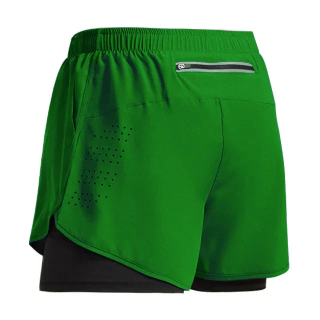 Men's Running Shorts 2 In 1 Quick Dry - P's One-Stop Shop 