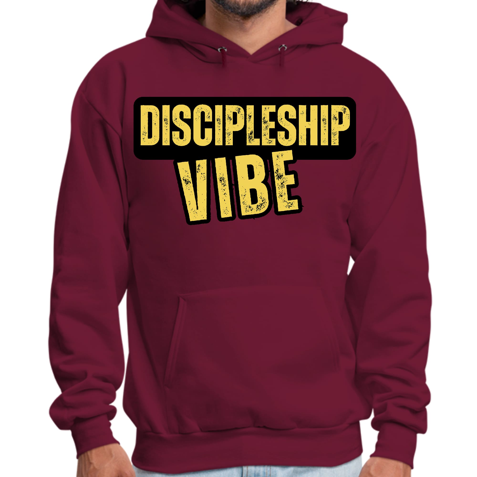 Mens Graphic Hoodie Discipleship Vibe - P's One-Stop Shop 