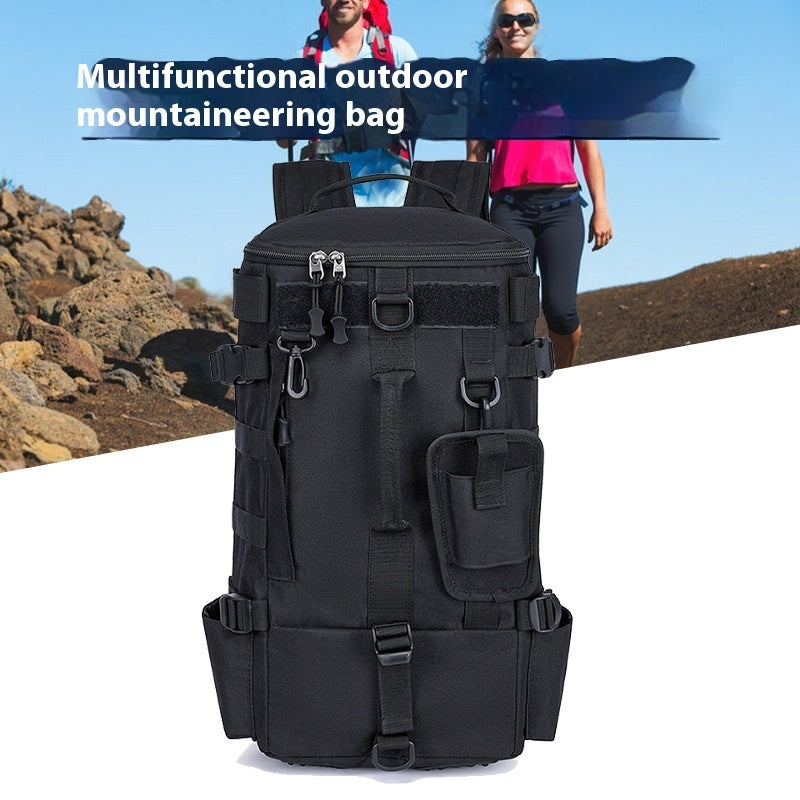 Multifunctional Hiking Backpack Waterproof Oxford Cloth Fishing Gym Bag - P's One-Stop Shop 