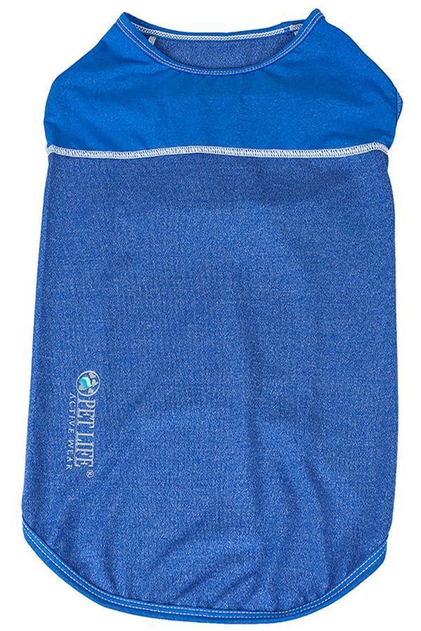 Pet Life ® Active 'Aero-Pawlse' Quick-Dry and 4-Way-Stretch Yoga Fitness Dog T-Shirt Tank Top - P's One-Stop Shop 