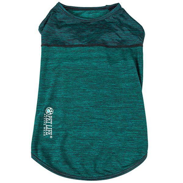 Pet Life ® Active 'Aero-Pawlse' Quick-Dry and 4-Way-Stretch Yoga Fitness Dog T-Shirt Tank Top - P's One-Stop Shop 