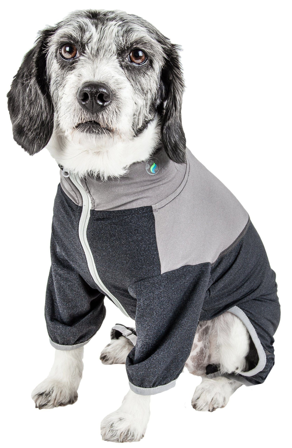 Pet Life ®  Active 'Embarker' 4-Way Stretch Fitness Yoga Full Body Dog Tracksuit - P's One-Stop Shop 