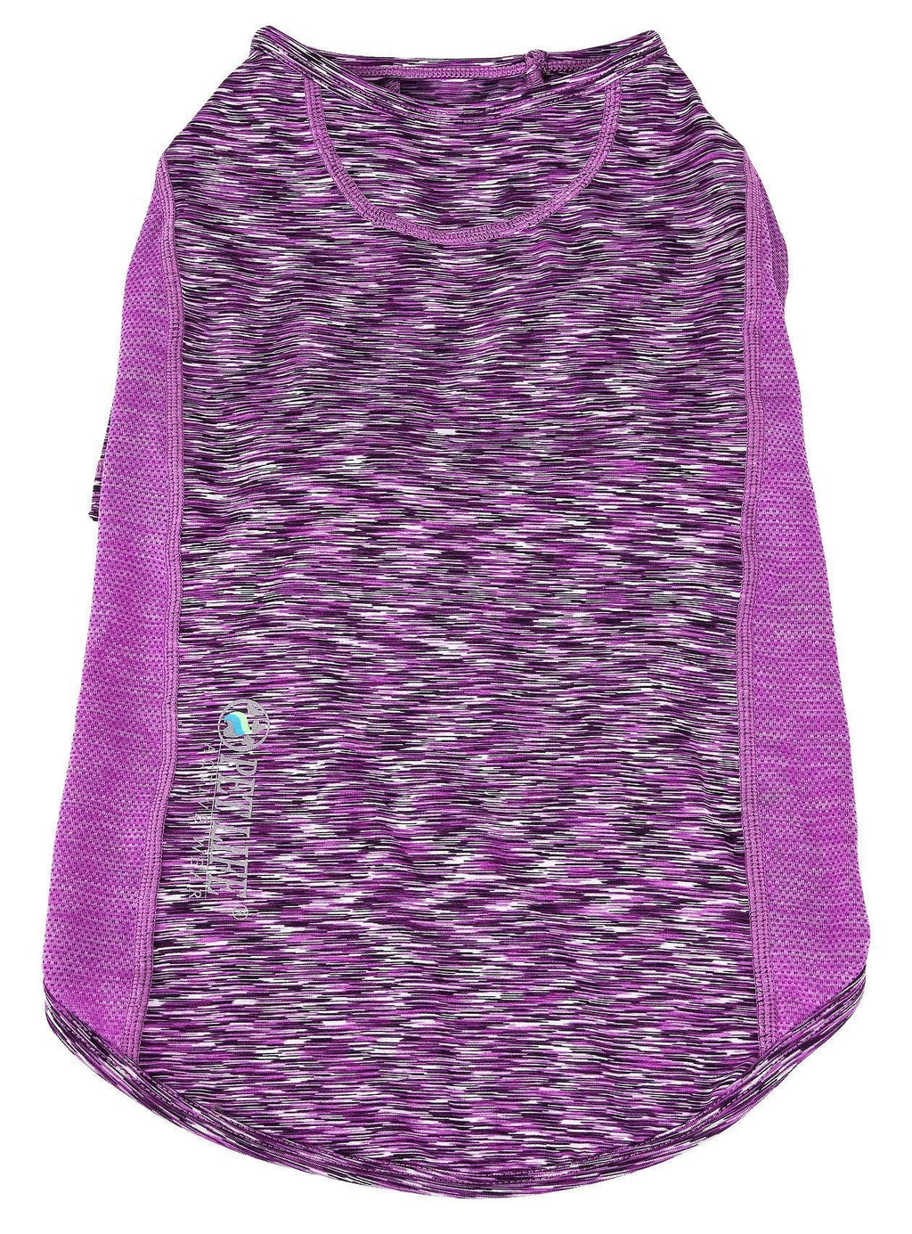 Pet Life ® Active 'Warf Speed' Heathered Ultra-Stretch Yoga Fitness Dog T-Shirt - P's One-Stop Shop 