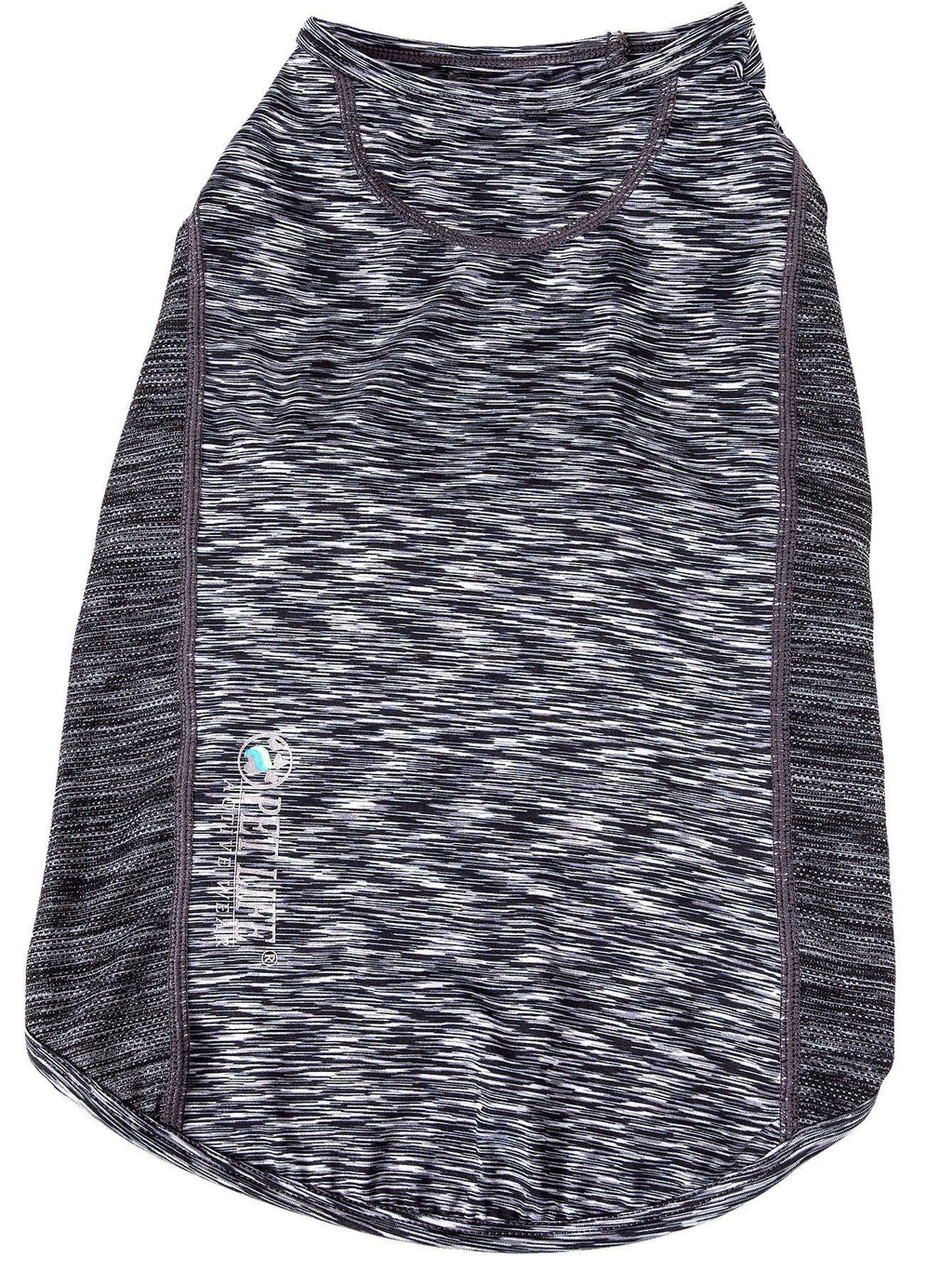 Pet Life ® Active 'Warf Speed' Heathered Ultra-Stretch Yoga Fitness Dog T-Shirt - P's One-Stop Shop 