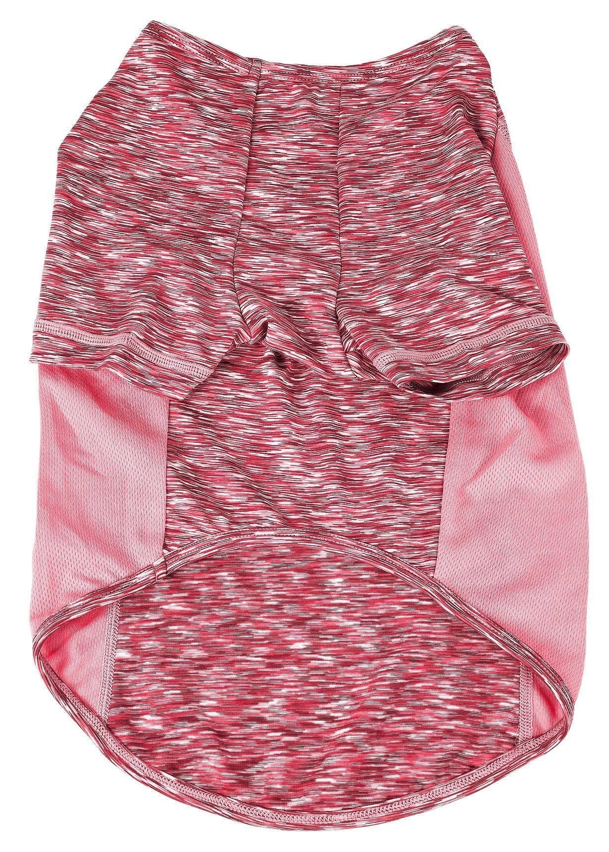 Pet Life ® Active 'Warf Speed' Heathered Ultra-Stretch Yoga Fitness Dog T-Shirt - P's One-Stop Shop 