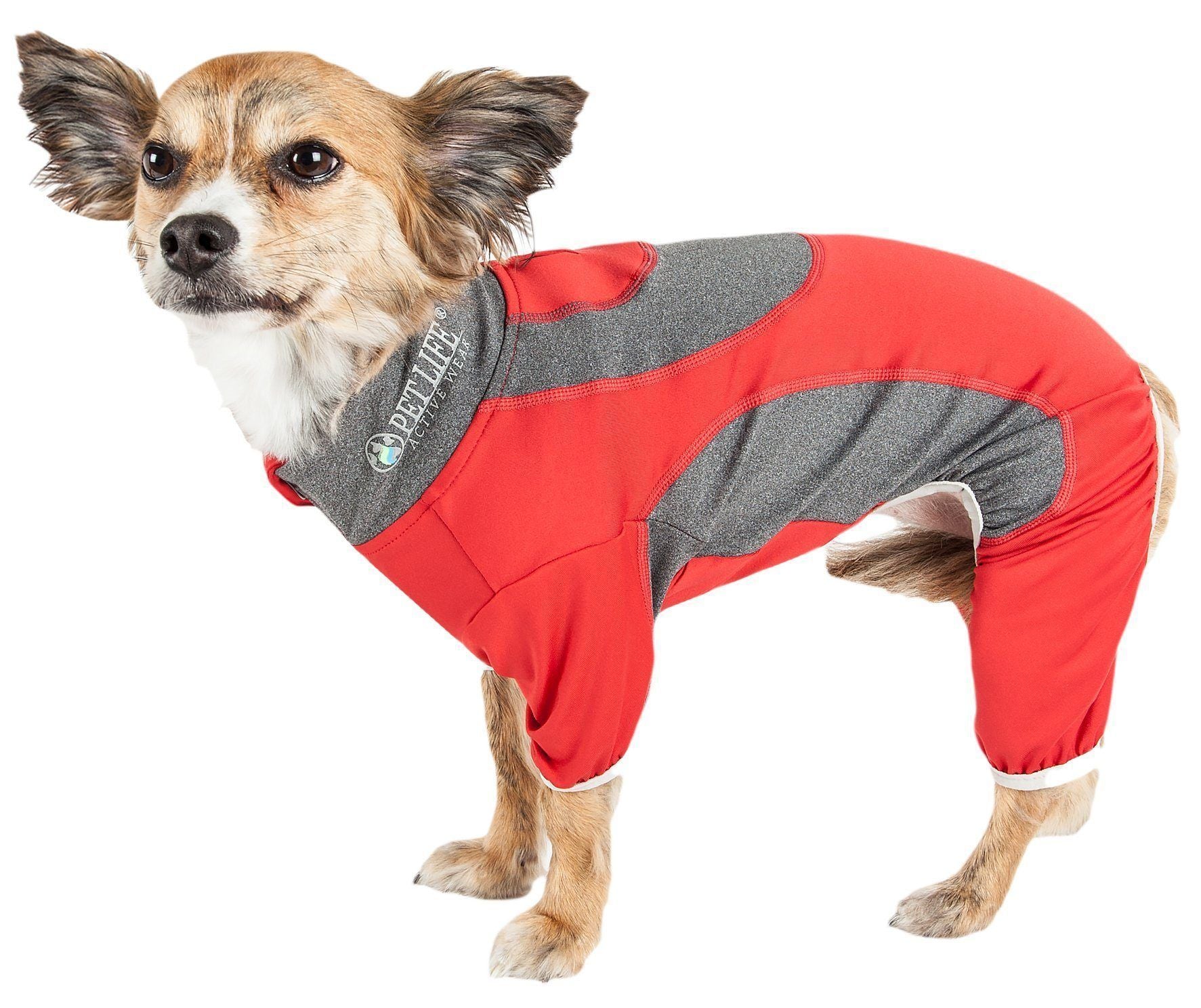 Pet Life ® Active 'Warm-Pup' Stretchy and Quick-Drying Fitness Dog Yoga Warm-Up Tracksuit - P's One-Stop Shop 