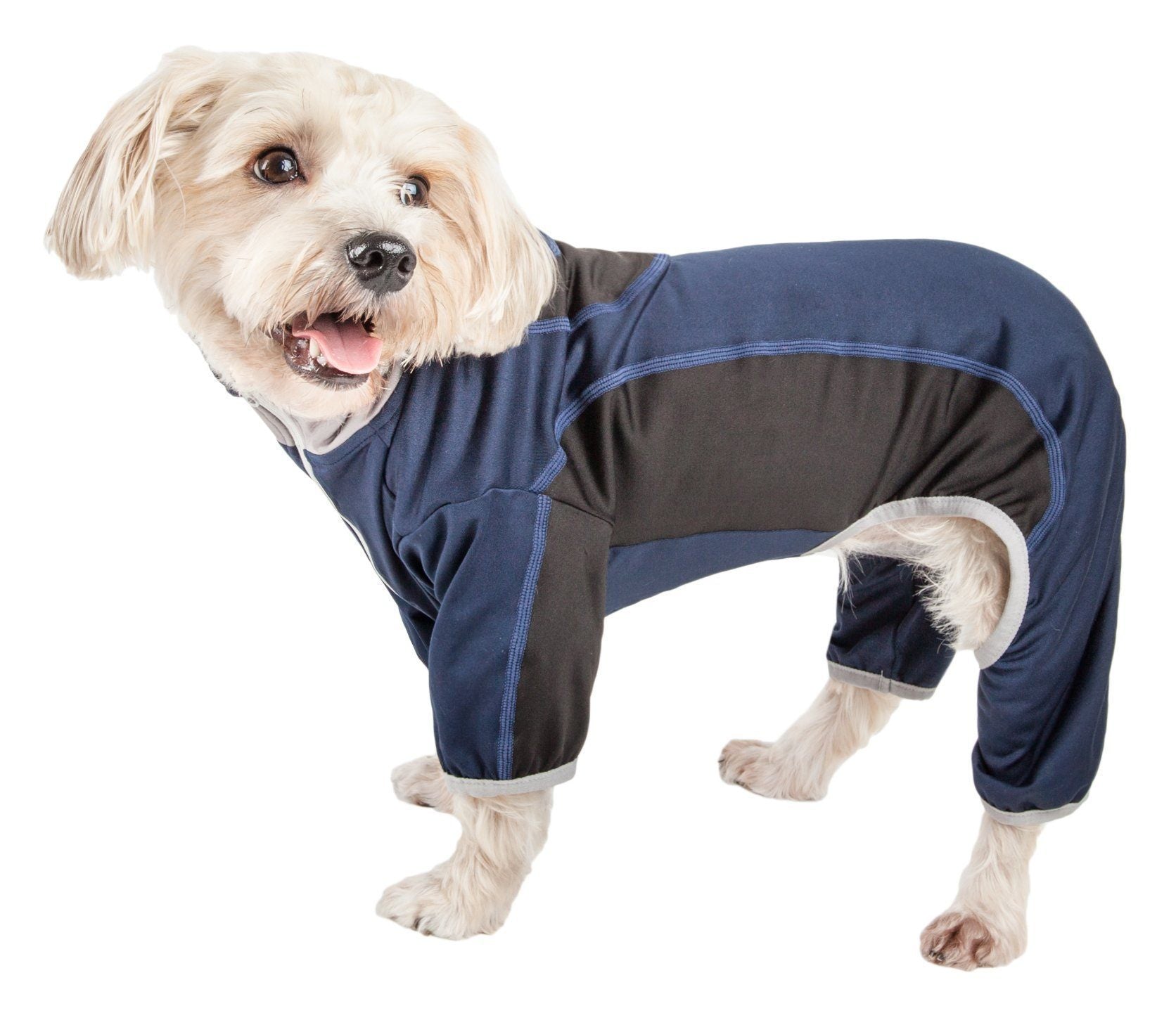 Pet Life ® Active 'Warm-Pup' Stretchy and Quick-Drying Fitness Dog Yoga Warm-Up Tracksuit - P's One-Stop Shop 